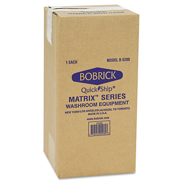 Bobrick Matrix Series Two-roll Tissue Dispenser, 6 1-4w X 6 7-8d X 13 1-2h, Gray freeshipping - TVN Wholesale